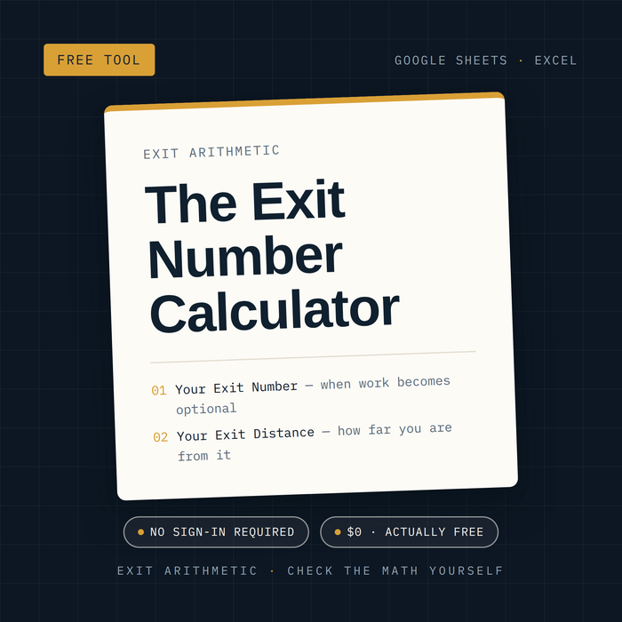 The Exit Number Calculator